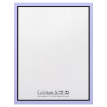 Read the Bible Galatians 5:22-23 Custom Letterhead
