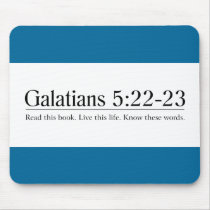 Read the Bible Galatians 5:22-23 Mouse Pads
