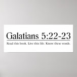 Read the Bible Galatians 5:22-23 Print