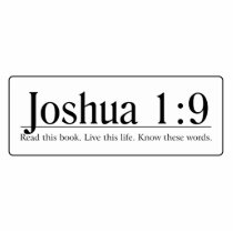 Read the Bible Joshua 1:9 Cut Outs