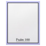 Read the Bible Psalm 100 letterhead