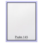 Read the Bible Psalm 145 letterhead