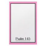 Read the Bible Psalm 145 stationery