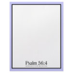 Read the Bible Psalm 56:4 letterhead
