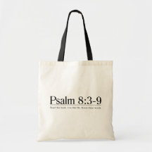 Read the Bible Psalm 8:3-9 Bag