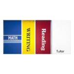 Read write math, Tutor Custom Photo Card