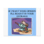 read your entrails new age joke post card