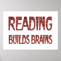 Reading Builds Brains Posters