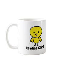 Reading Chick Coffee Mug