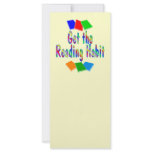 Reading Habit rack cards