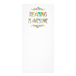Reading is Awesome Rack Card Template
