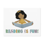 Reading Is Fun! Postcard