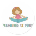 Reading Is Fun! stickers