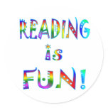 Reading is Fun stickers