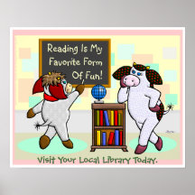 Reading Is My Favorite Form Of Fun! Print