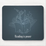 Reading is power mouse pads