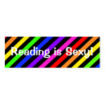 Reading is Sexy!  Bookmark business cards