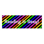 Reading is Sexy!  Bookmark business cards