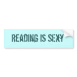 Reading is Sexy bumper stickers