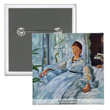 Reading (La Lecture),  By Manet Edouard Pins