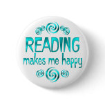 Reading Makes Me Happy buttons