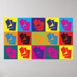 Reading Pop Art Print