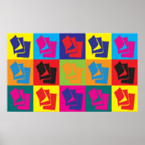 Reading Pop Art Print