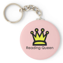 Reading Queen Keychain