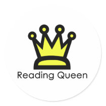 Reading Queen Sticker