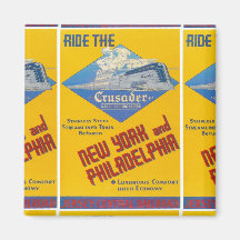 Reading Railroad Crusader Train 1937 Magnets
