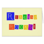 Reading Rocks Tshirts and Gifts Greeting Cards