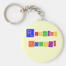 Reading Rocks TShirts and Gifts Keychains