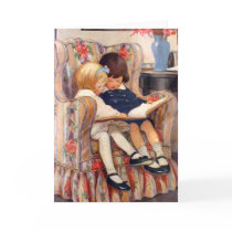 Reading Together Greeting Card