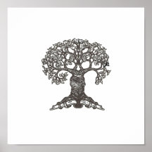 Reading Tree Poster