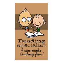 Reading Tutor Tutoring Teacher mathematics Business Card
