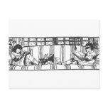 Reading with Dolly Post Cards