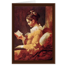 Reading Women By Fragonard, Jean-Honoré (Best Qual Card