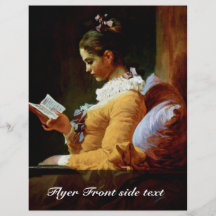 Reading Women By Fragonard Jean-Honoré (Best Quali Flyer Design