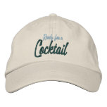 Ready For A Cocktail Hat embroidered hats