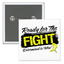 Ready For The Fight Ewing Sarcoma Pinback Buttons