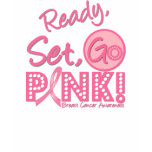 Ready, Set, GO PINK Breast Cancer T-Shirt