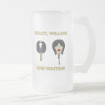 Ready Willing Ping Pong Mugs