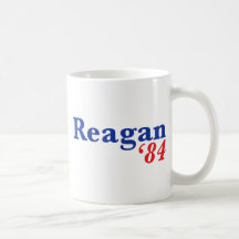 Reagan '84 coffee mugs