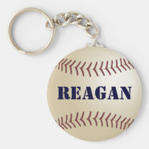 Reagan Baseball Keychain by 369MyName