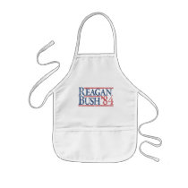 Reagan Bush 84 1984 vintage retro campaign Aprons