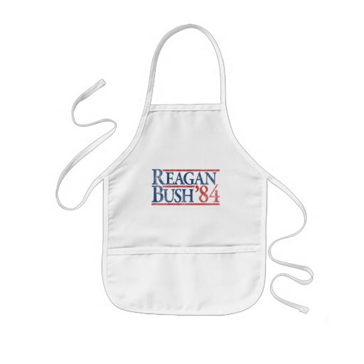 Reagan Bush 84 1984 vintage retro campaign Aprons
