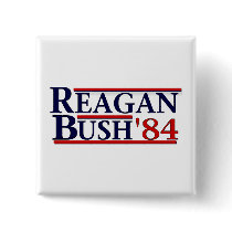 Reagan Bush '84 Pins