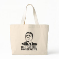 Reagan Bush Old School Conservative vintage tshirt Tote Bag