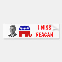 Reagan come back! bumper sticker