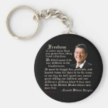 Reagan Freedom Quote Key Chain